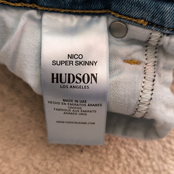 Hudson Skinny Ripped Jeans - Picture 6 of 7